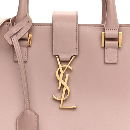 Saint Laurent Smooth Calfskin Small Monogram Cabas Pink 7 of 13