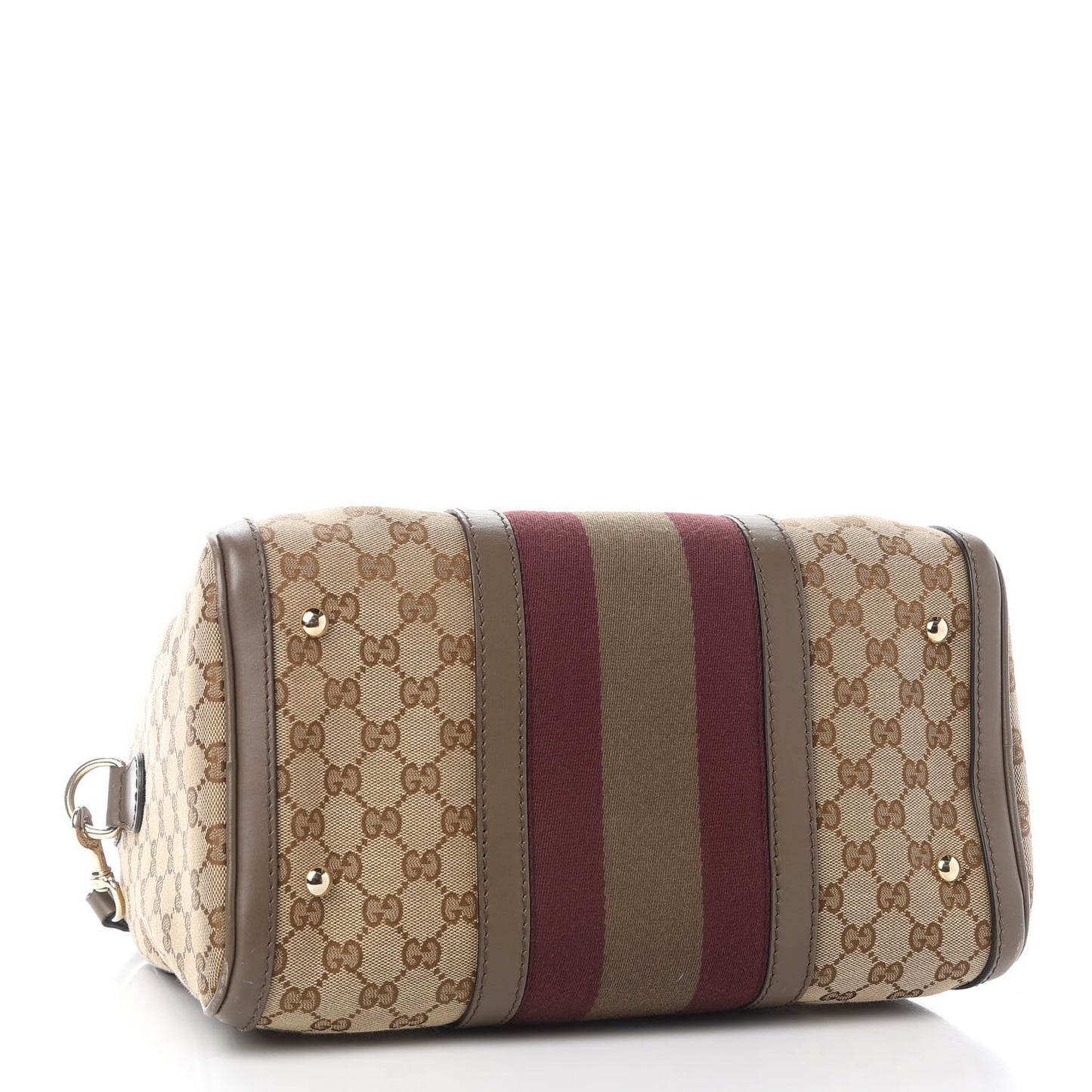 Monogram Vintage Web Medium Boston Maple Brown