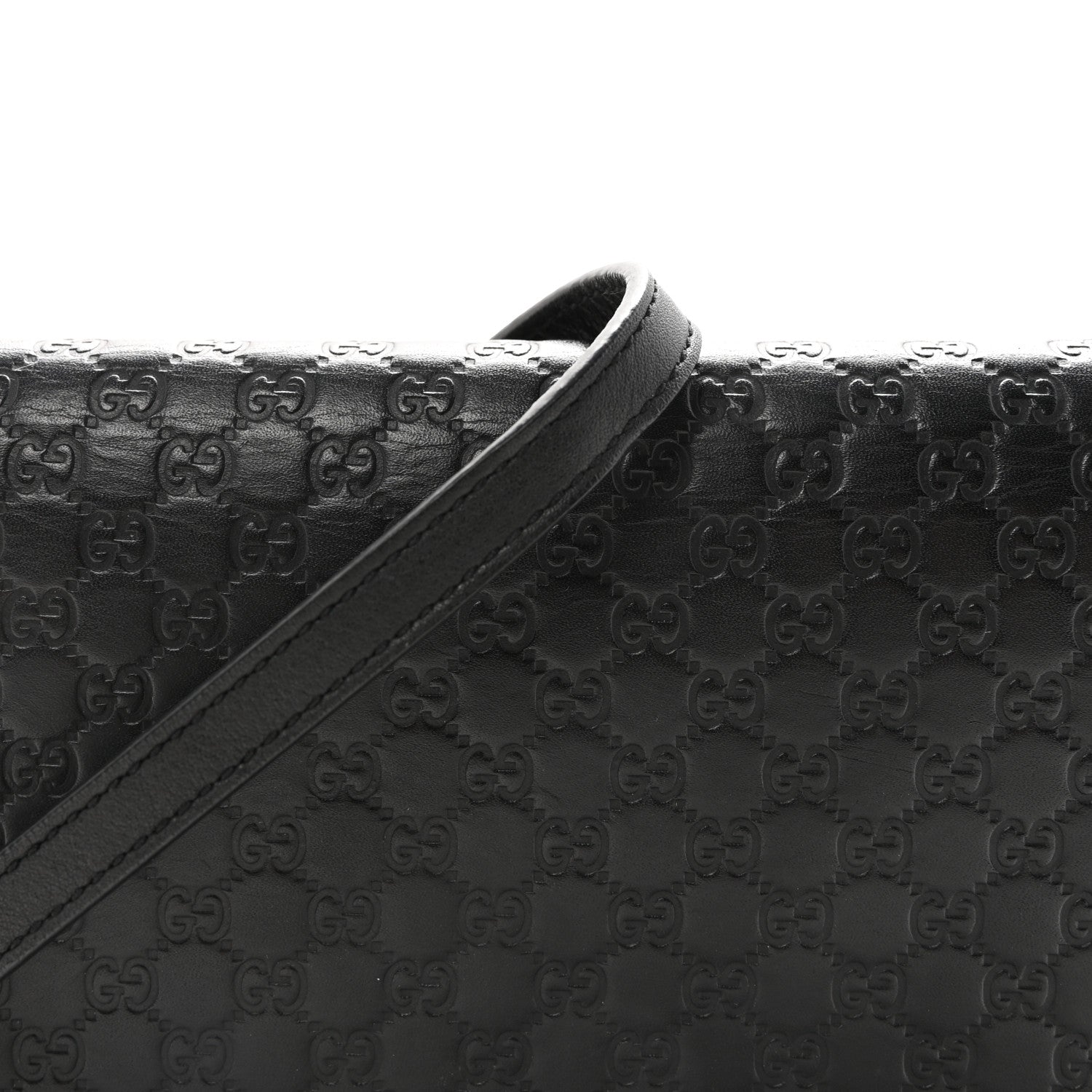 Gucci Microguccissima Crossbody Wallet Black 7 of 9