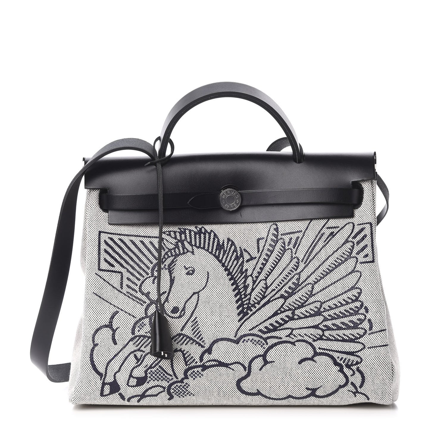 Vache Hunter Toile Pegase Pop Herbag Zip Retourne 31 PM Bleu Indigo