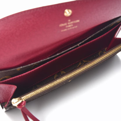 Louis Vuitton Monogram Emilie Wallet Fuchsia 5 of 7