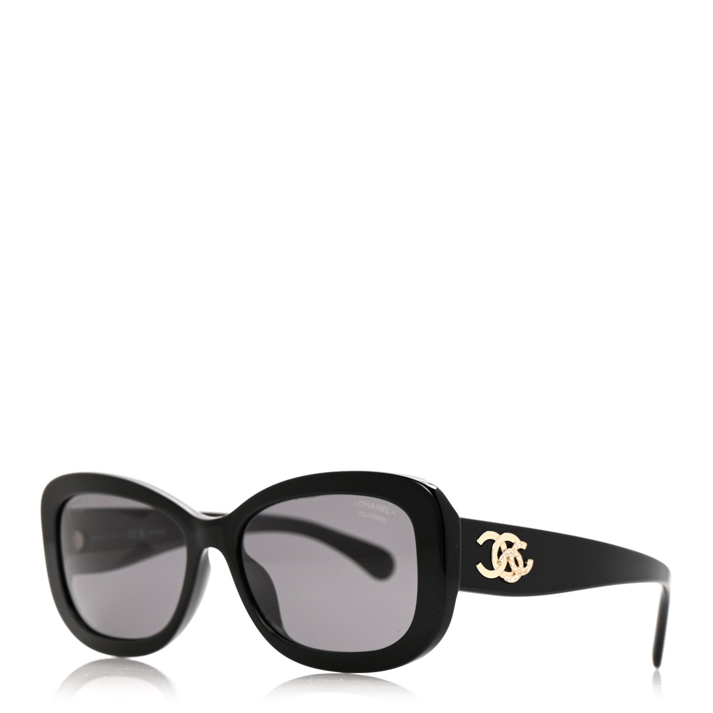 Acetate Polarized CC Sunglasses 5468-B-A Black