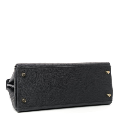 Hermes Togo Kelly Retourne 28 Black 4 of 12