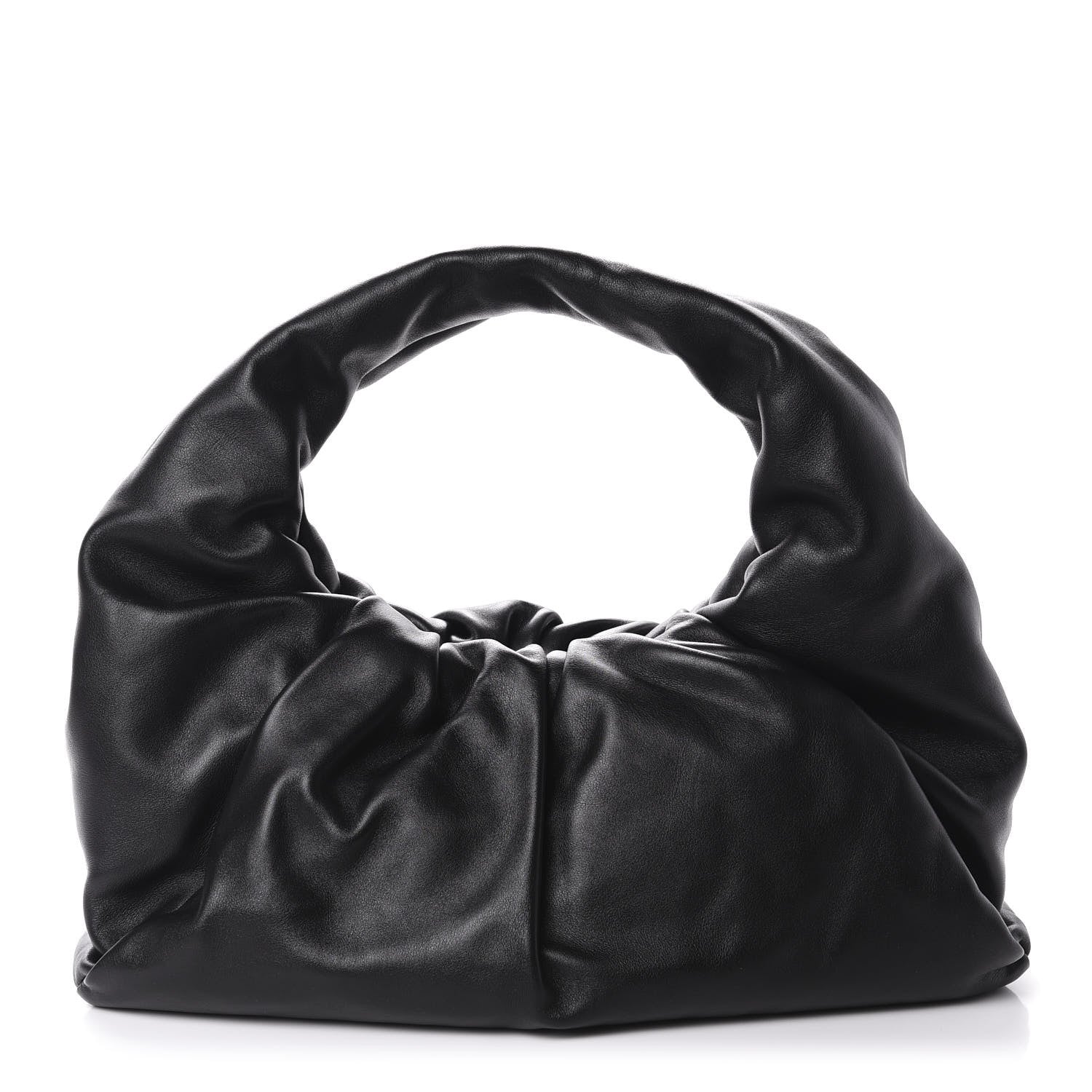 Bottega Veneta Smooth Butter Calfskin Small The Shoulder Pouch Black 1 of 9