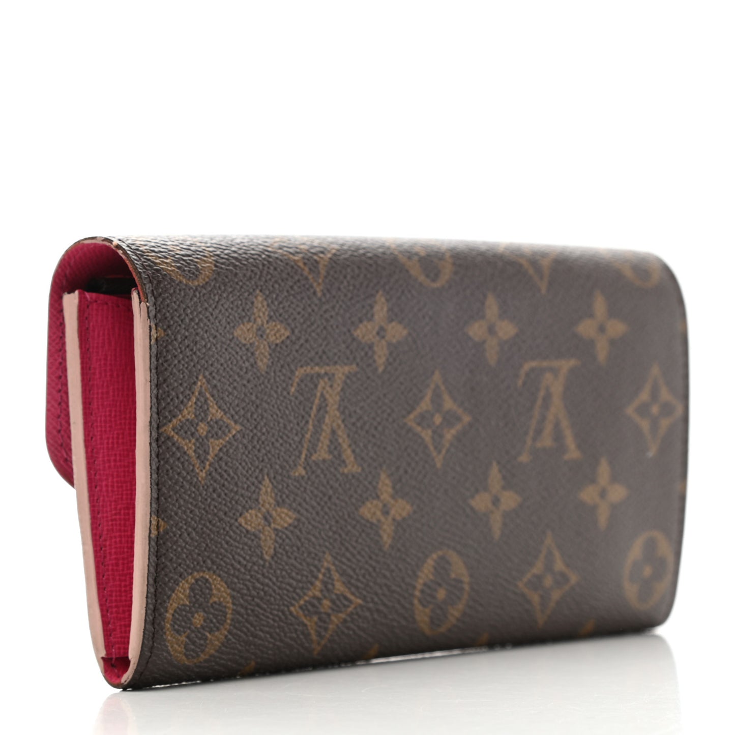 Monogram Bloom Flower Emilie Wallet Fuchsia