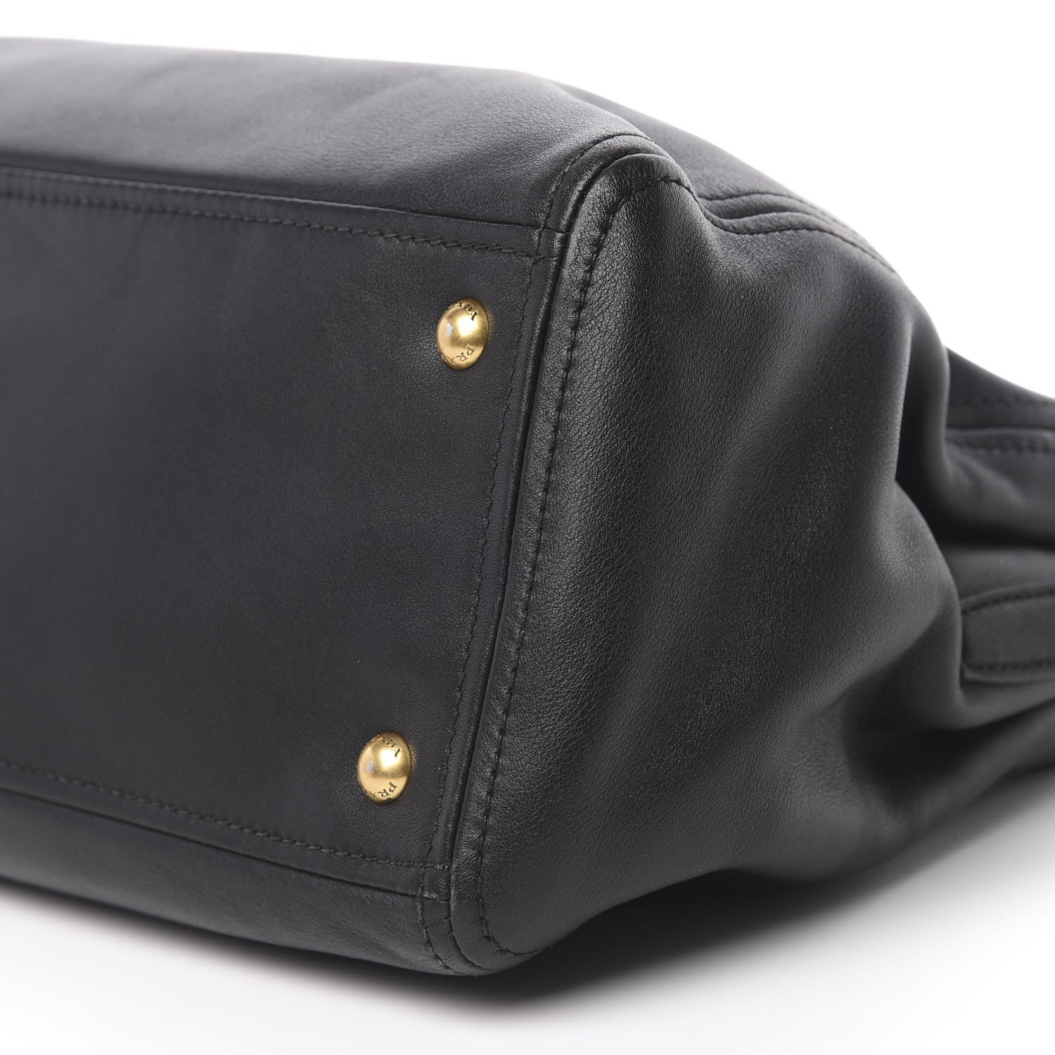 Prada Soft Calfskin Tote Black 9 of 10
