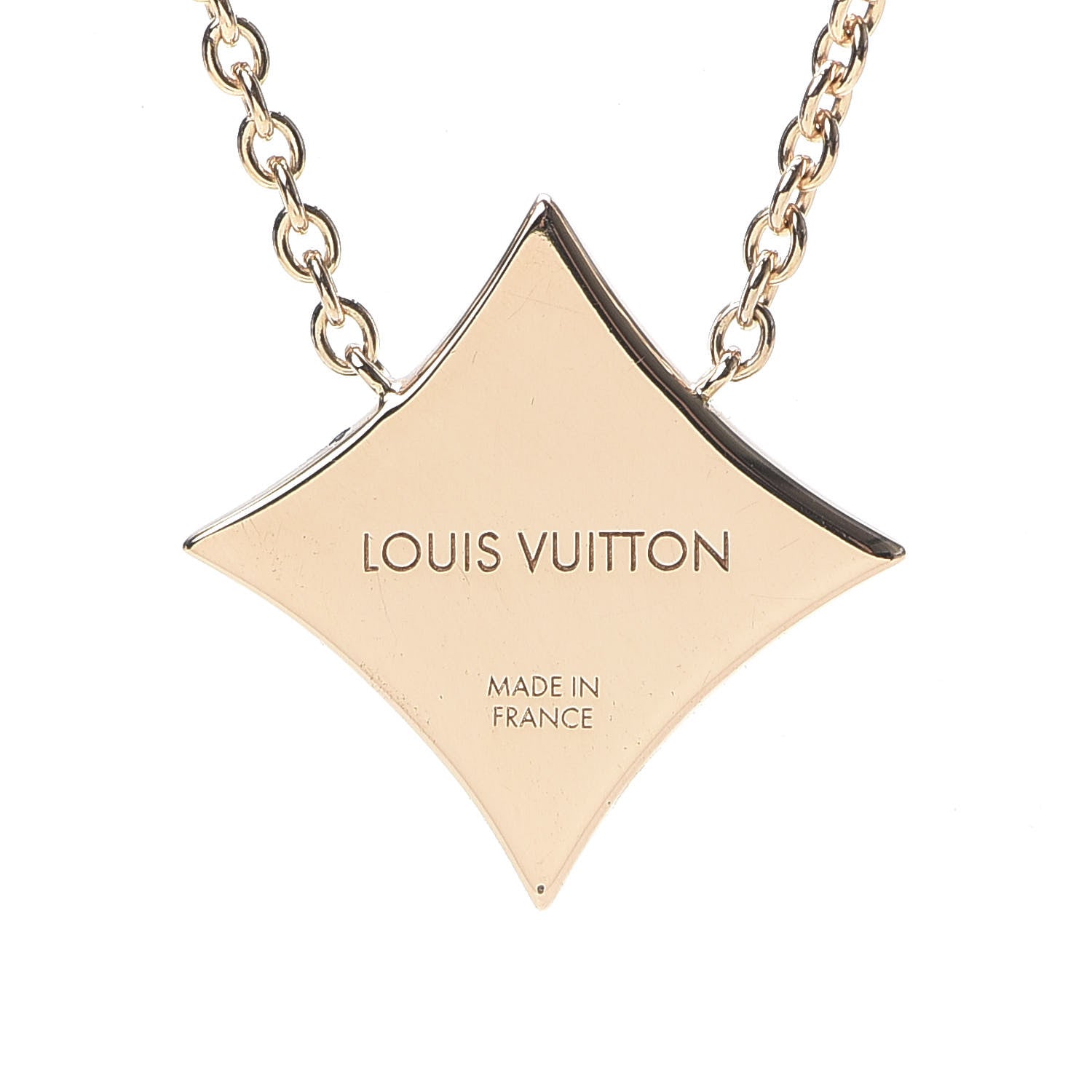 Louis Vuitton 18K Pink Gold Mother Of Pearl Blossom Pendant Necklace 6 of 6