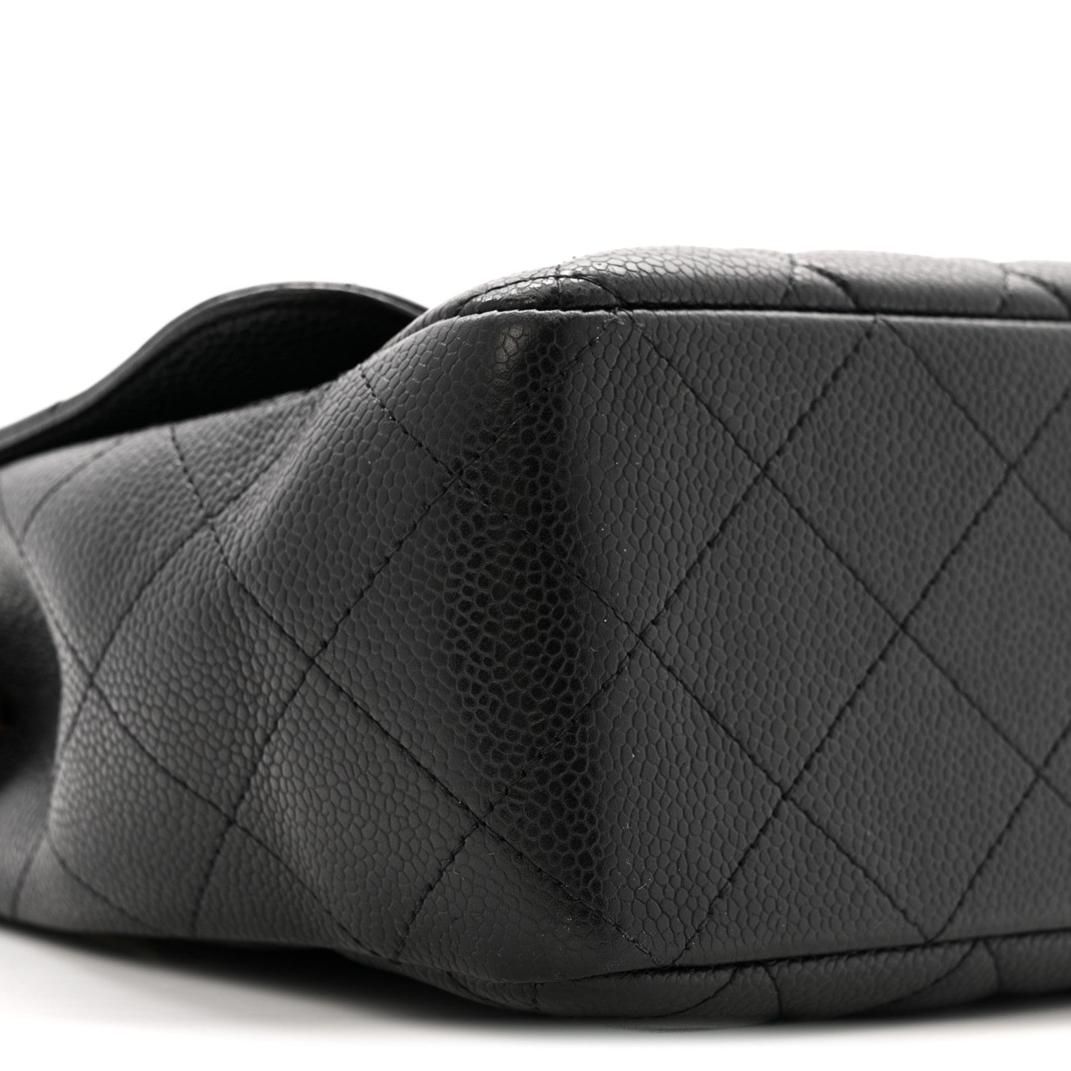 Chanel Caviar Quilted Jumbo Single Flap Black 9 of 12