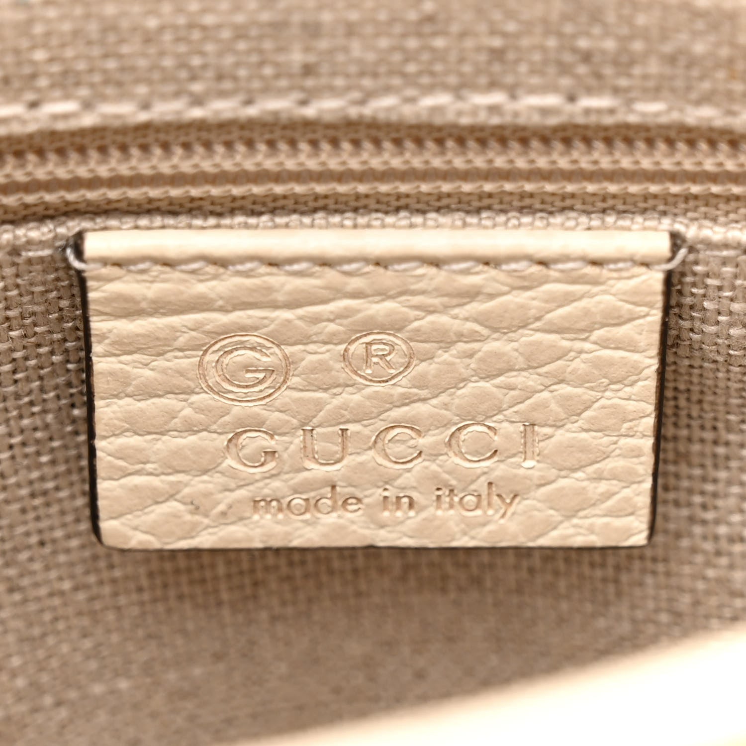 Gucci Dollar Calfskin Interlocking G Crossbody Bag Mystic White 7 of 14