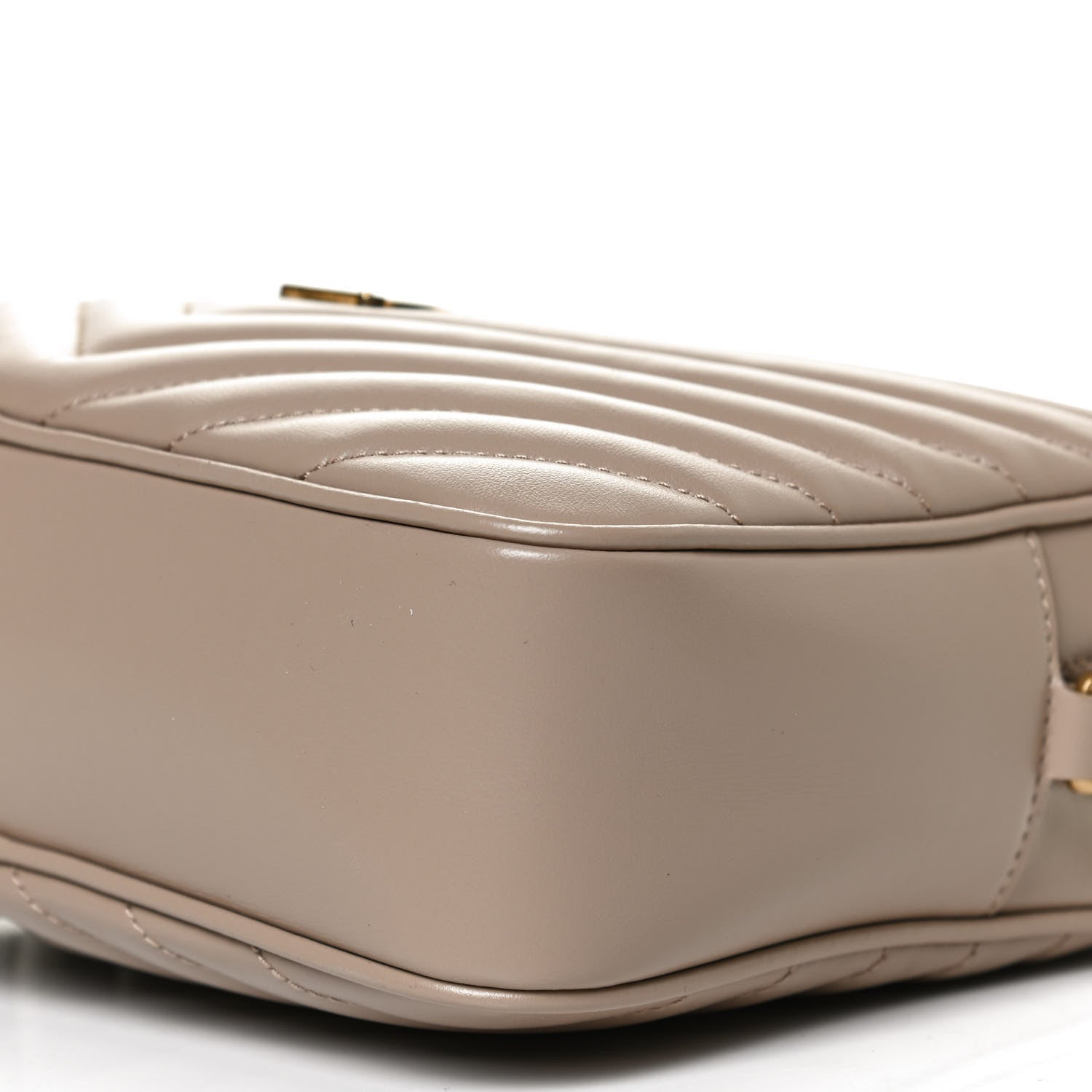 Saint Laurent Calfskin Matelasse Monogram Lou Camera Bag Dark Beige 10 of 10