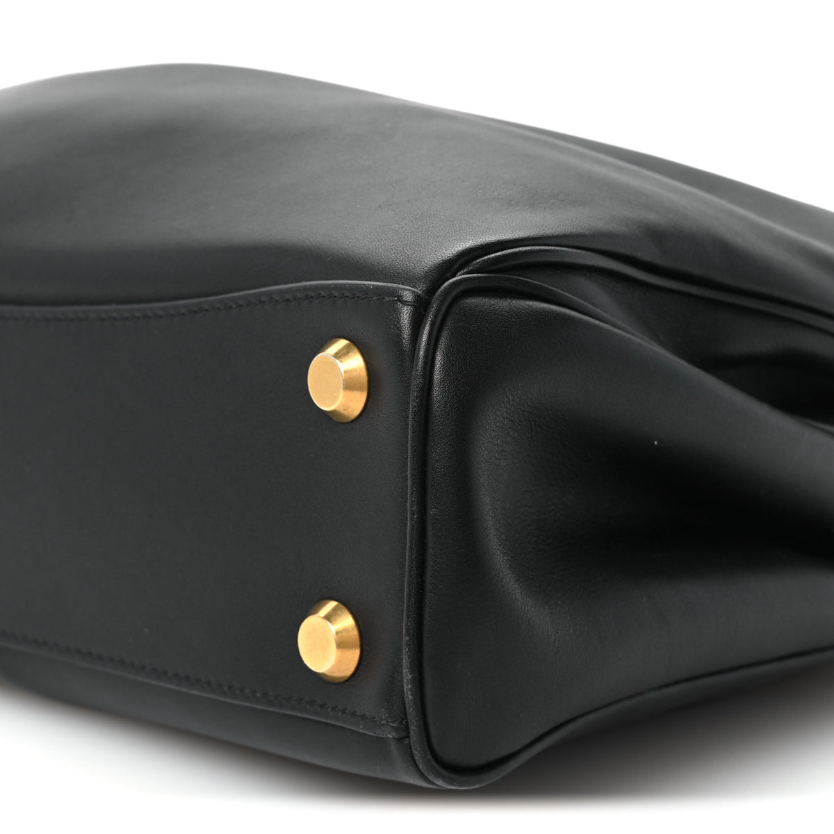 Balenciaga Natural Smooth Calfskin Small Rodeo Top Handle Handbag Black 10 of 10