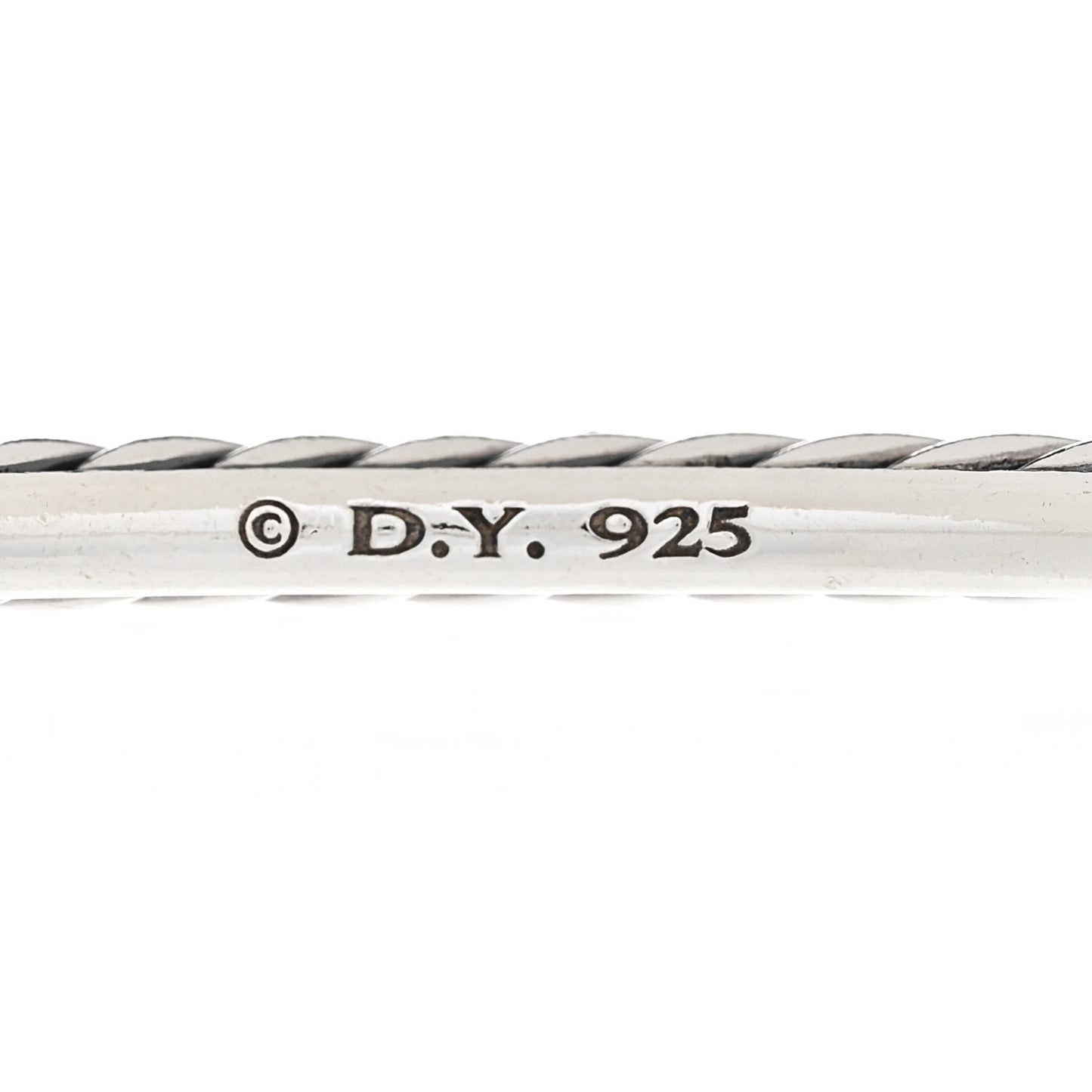 Sterling Silver 3.5mm Cable Classics Bangle Bracelet