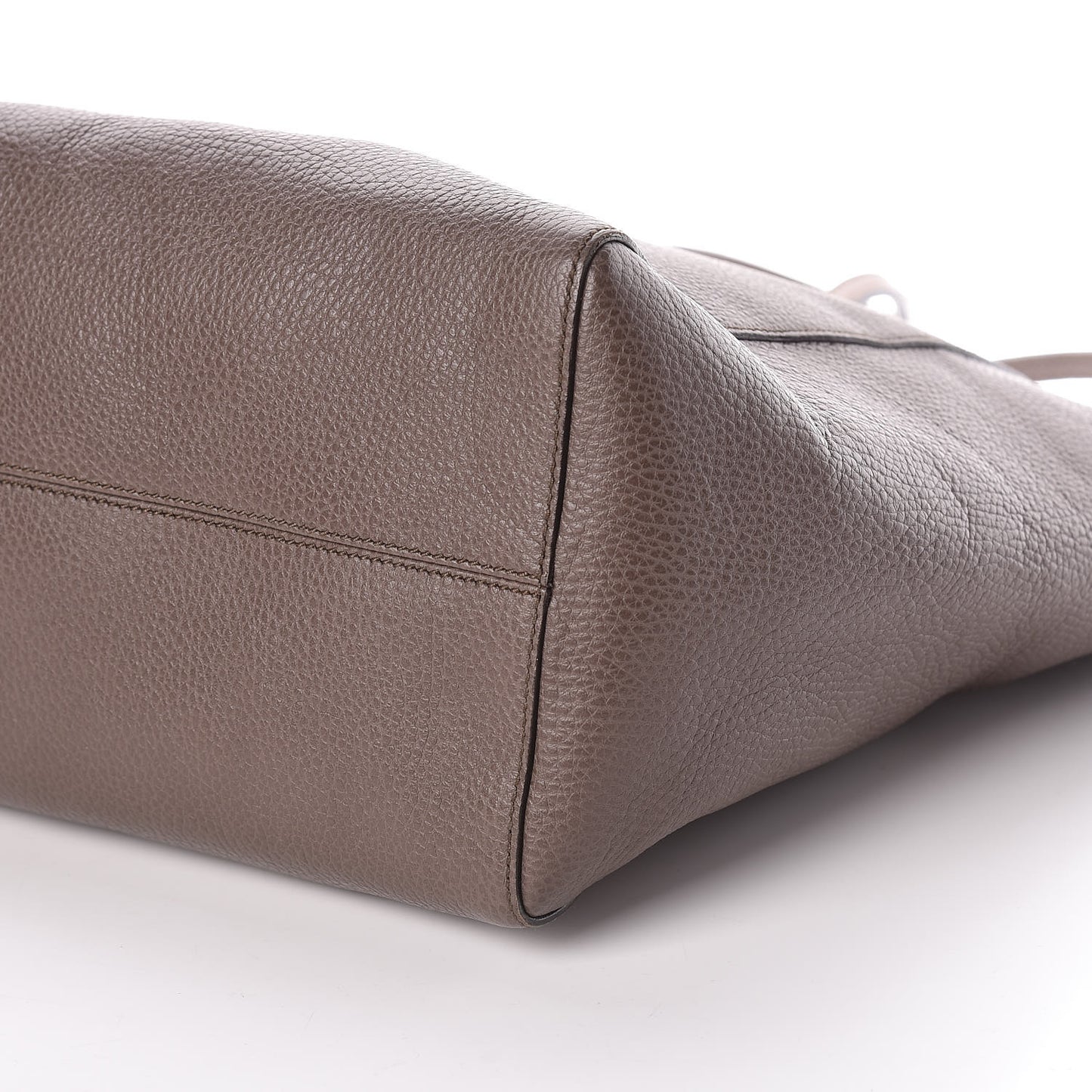 Dollar Calfskin Medium Swing Tote Grey Field Soft Pink