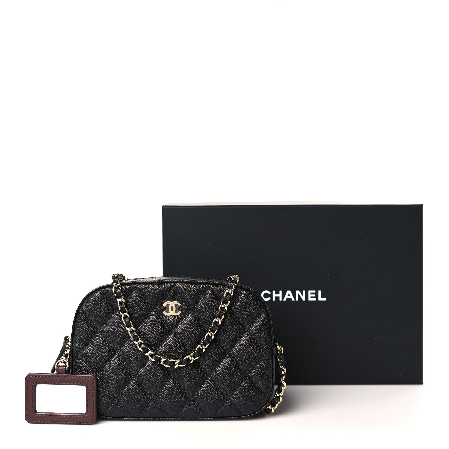 Chanel Caviar Quilted Camera Bag Black 9 of 9