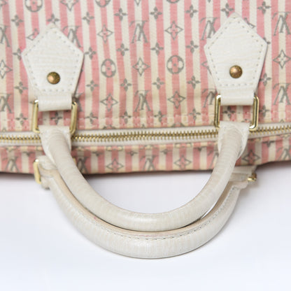Louis Vuitton Mini Lin Croisette Speedy 30 Rouge 13 of 22