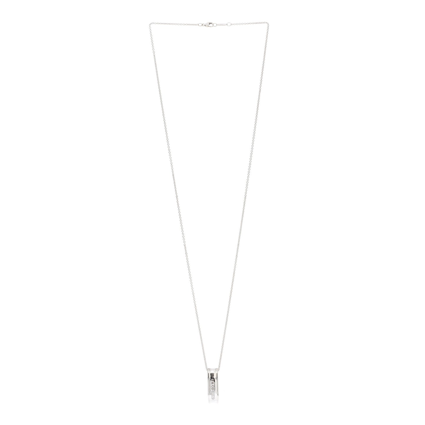 Sterling Silver 1837 Oval Loop Pendant Necklace