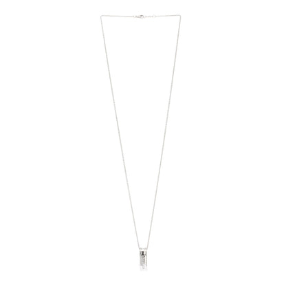 Tiffany Sterling Silver 1837 Oval Loop Pendant Necklace 1 of 5