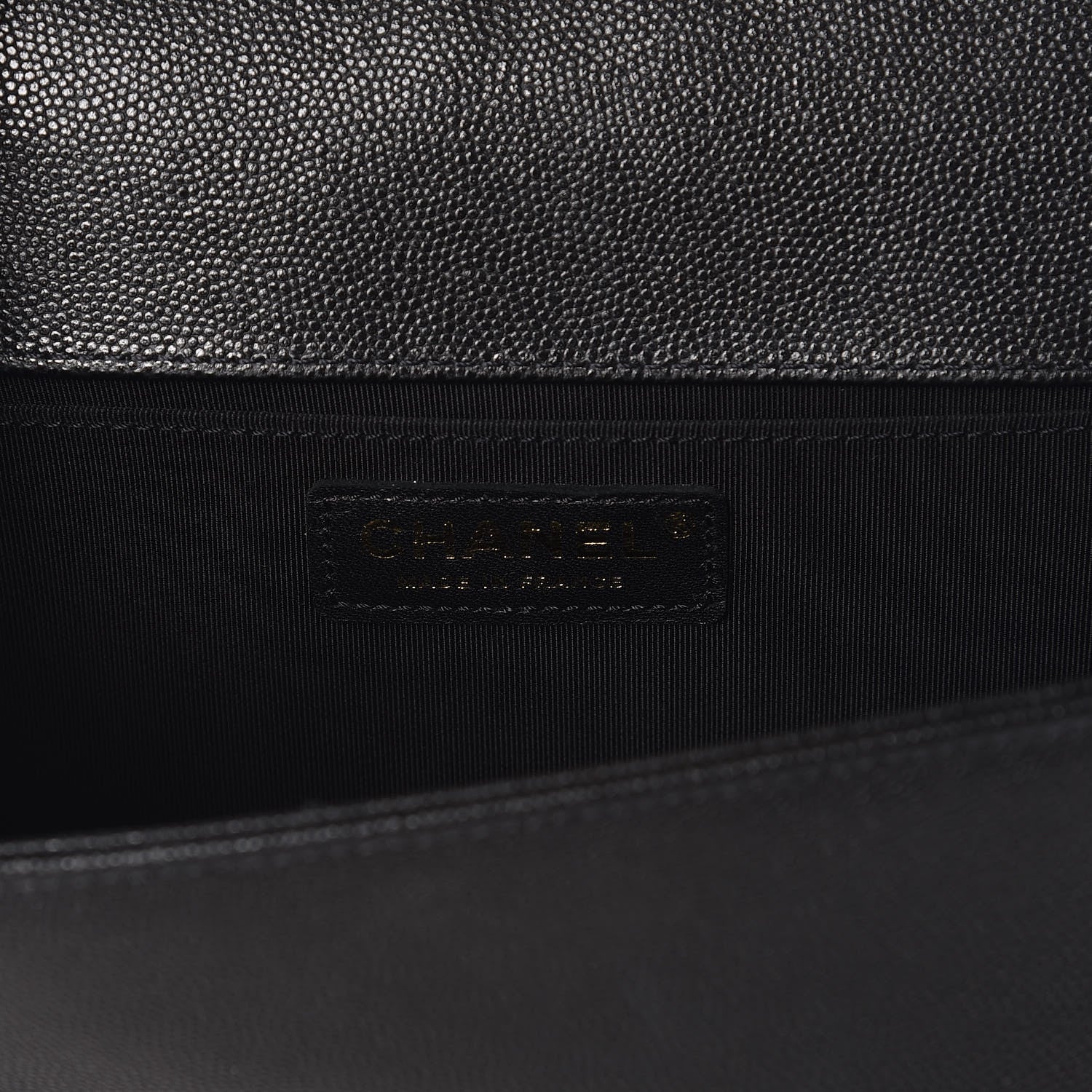 Chanel Caviar Quilted Medium Boy Flap Black 6 of 10