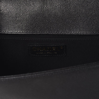 Chanel Caviar Quilted Medium Boy Flap Black 6 of 10