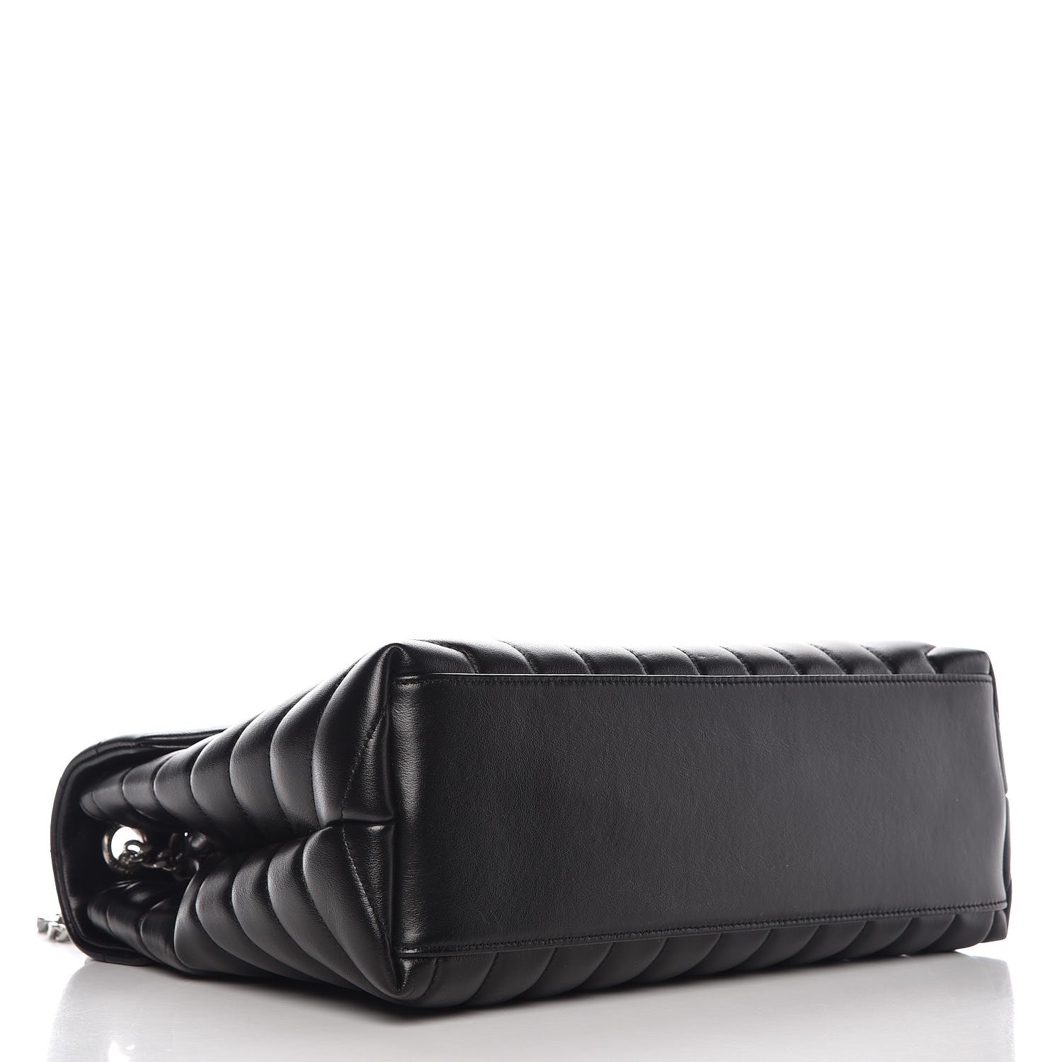 Saint Laurent Calfskin Y Quilted Monogram Medium Loulou Chain Satchel Black 5 of 9