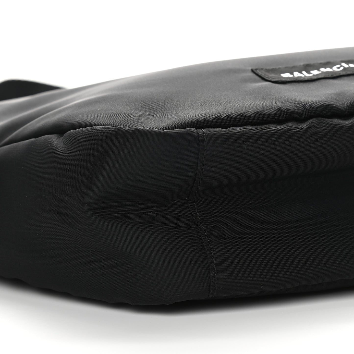 Nylon oversized Sling Bag Black