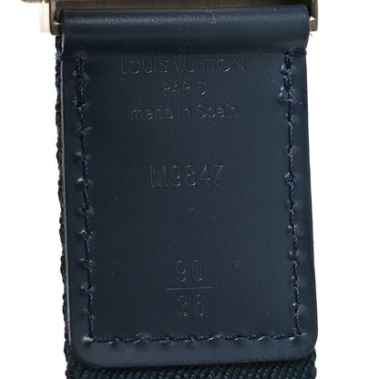 Louis Vuitton Bengale Inventeur Belt 90 36 Navy 5 of 6