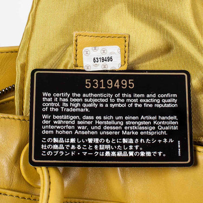 Chanel Leather Tassel Bag Yellow 6 of 20