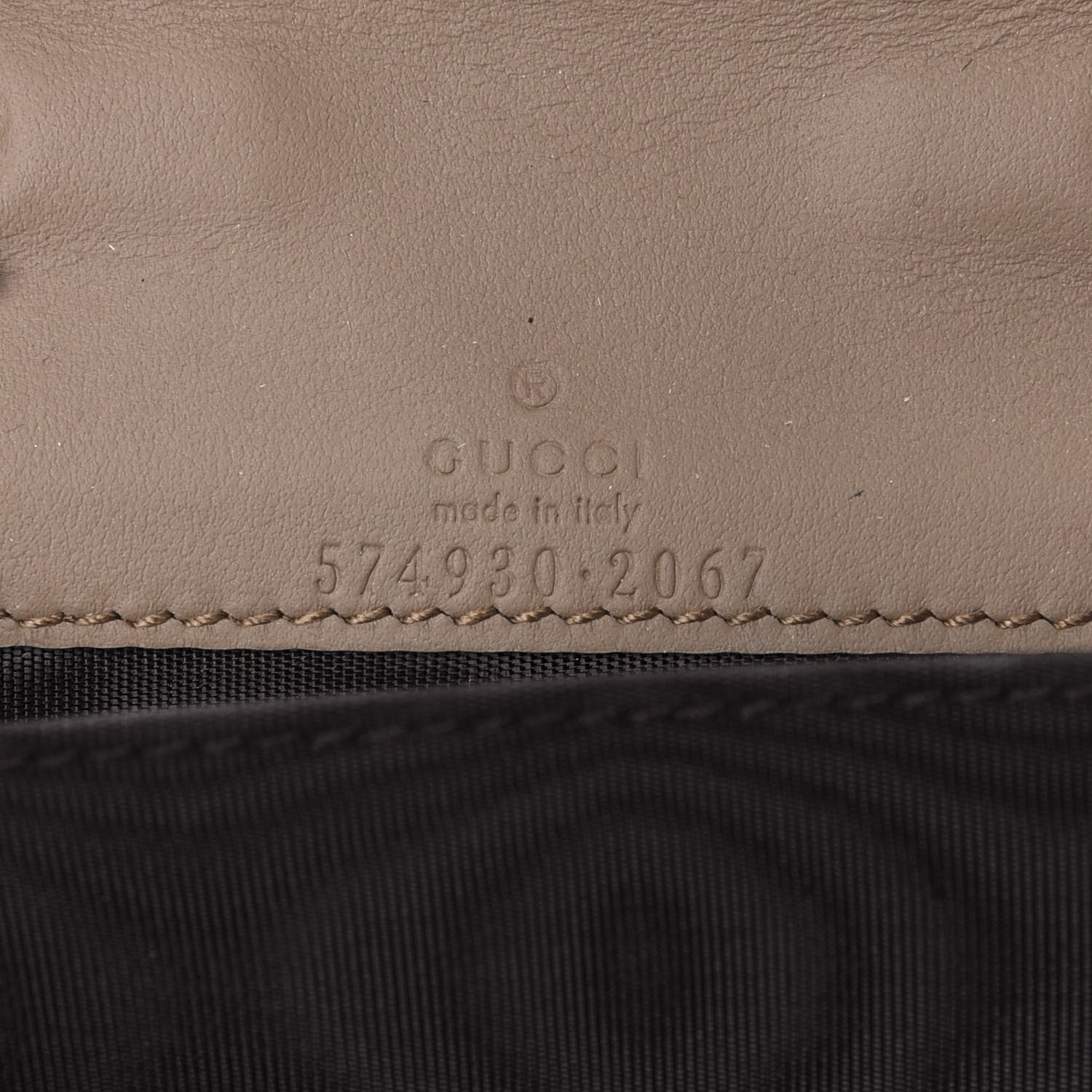 Gucci GG Supreme Monogram Dionysus Coin Purse Taupe 6 of 8