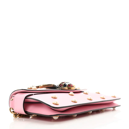 Gucci Nappa Pearl Studded Mini Queen Margaret Broadway Shoulder Bag Sugar Pink 4 of 10