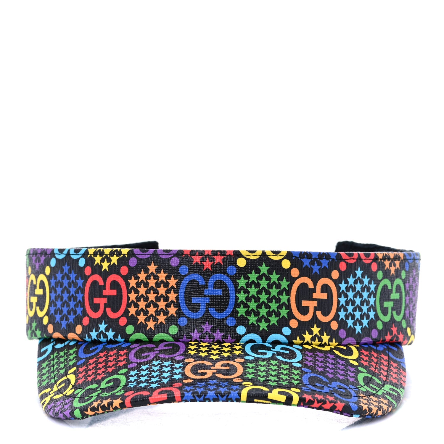 Gucci GG Supreme Monogram Psychedelic Izzy Visor M Black Multicolor 2 of 8