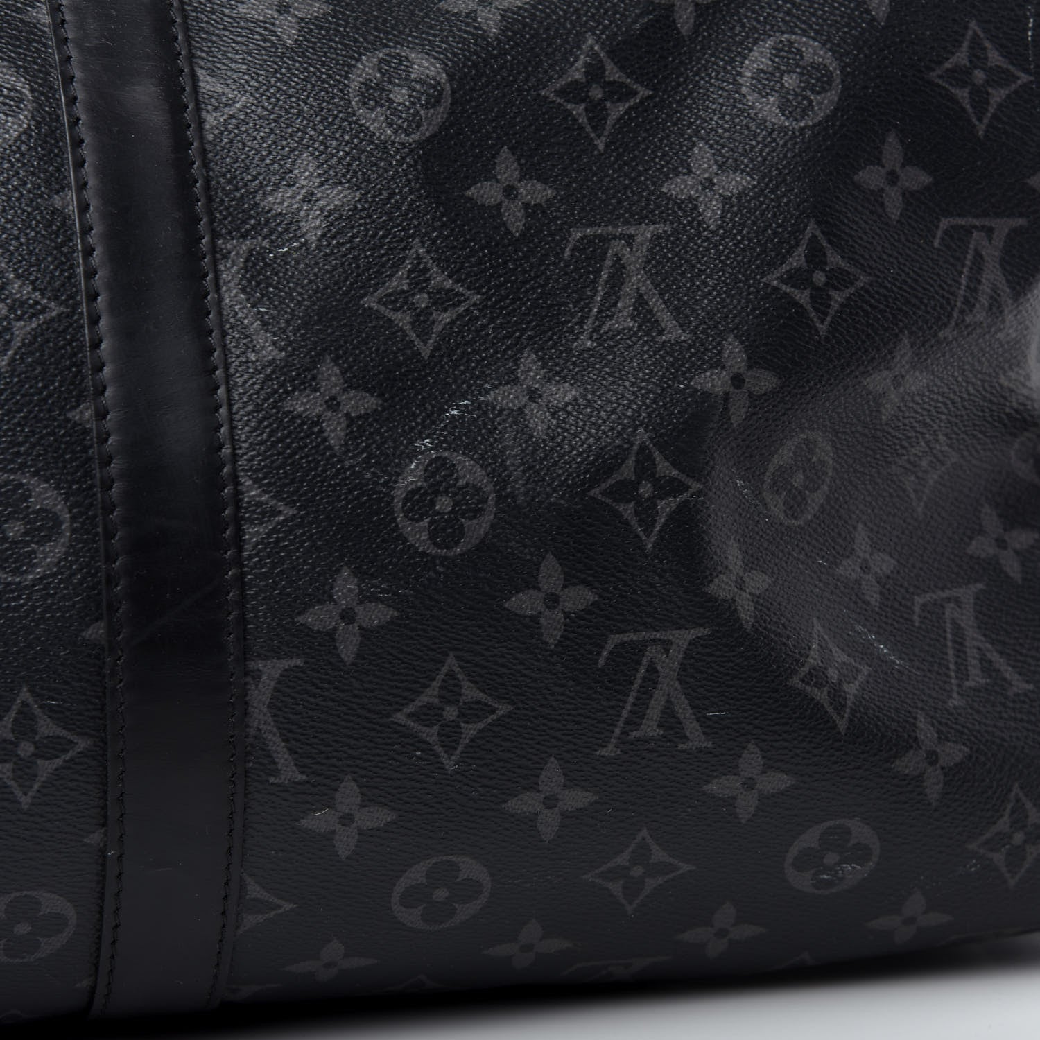 Louis Vuitton Monogram Eclipse Keepall Bandouliere 55 9 of 11