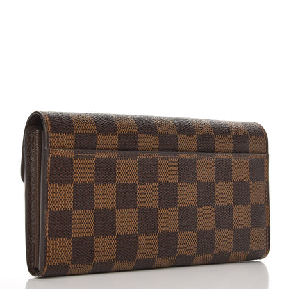 Louis Vuitton Damier Ebene Sarah Wallet NM 3 of 6