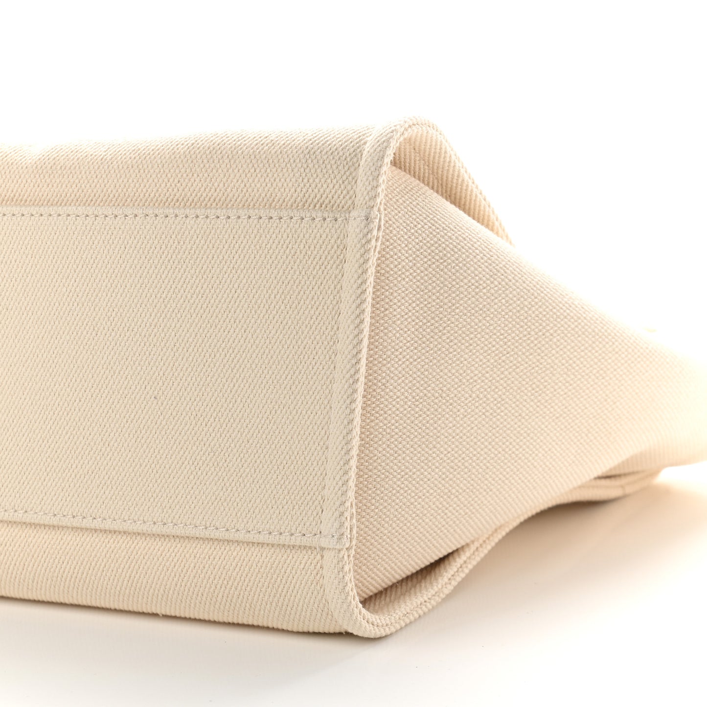 Canvas Pearl Medium Deauville Tote Ecru Beige