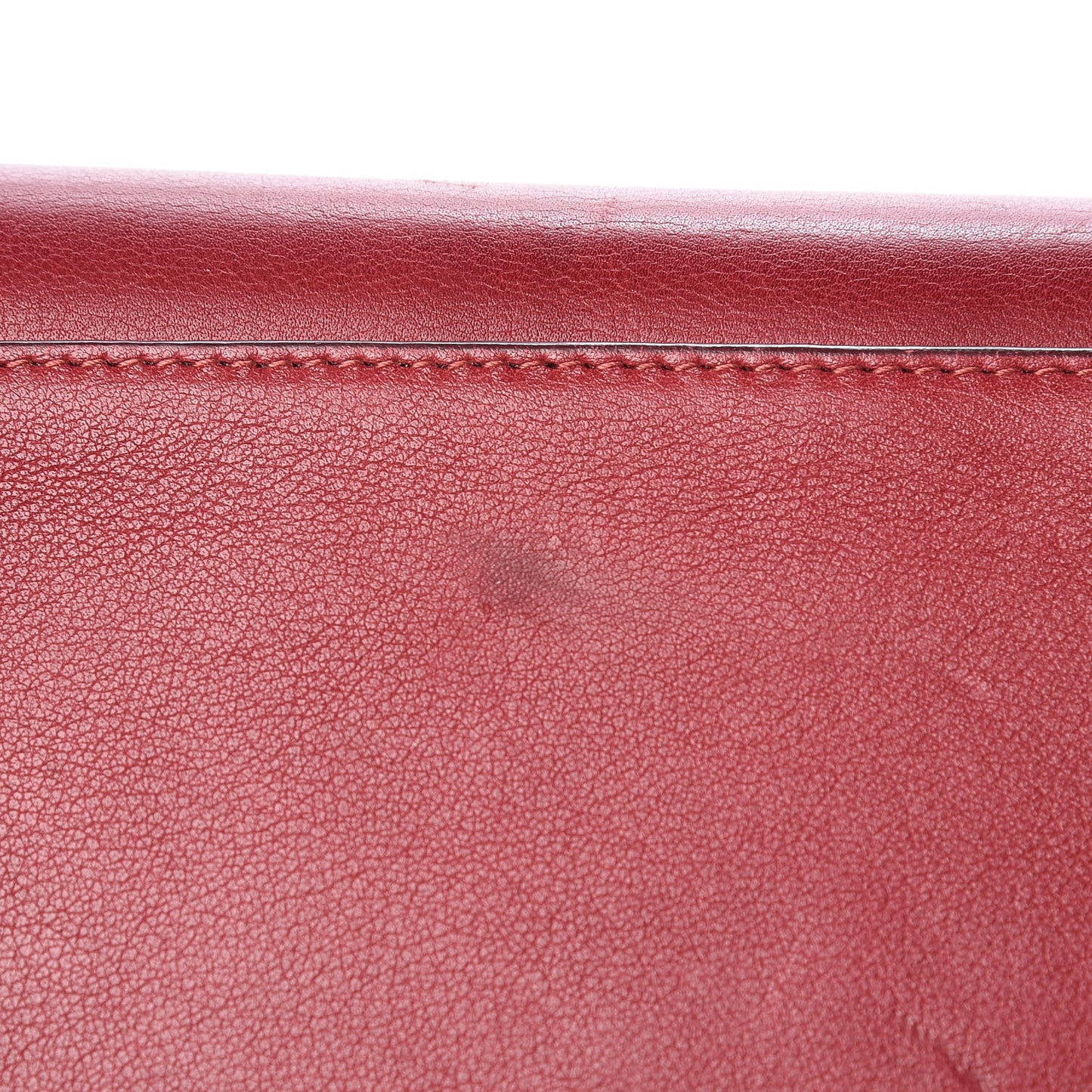 Supple Calfskin Medium Phantom Luggage Red
