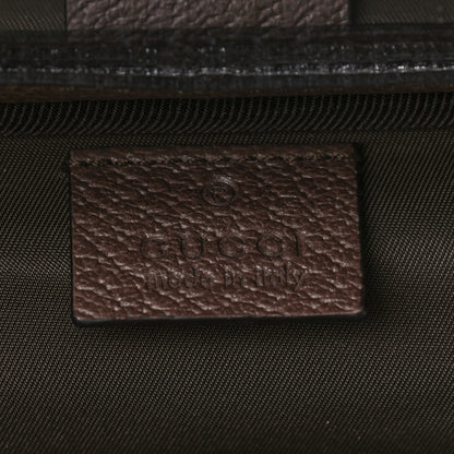Gucci GG Supreme Monogram Textured Calfskin Web Ophidia Vanity Cosmetic Case Beige Ebony New Acero 6 of 10