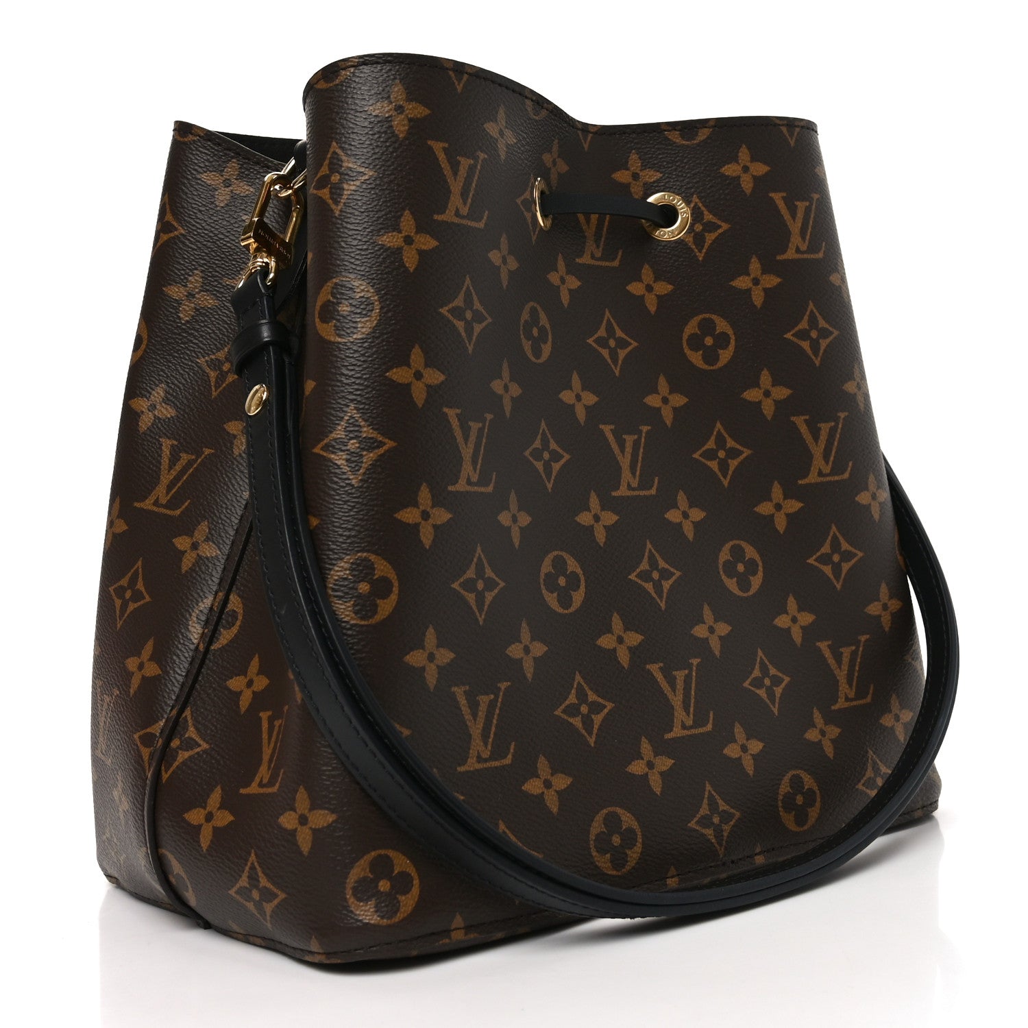 Louis Vuitton Monogram Neonoe MM Black 3 of 9