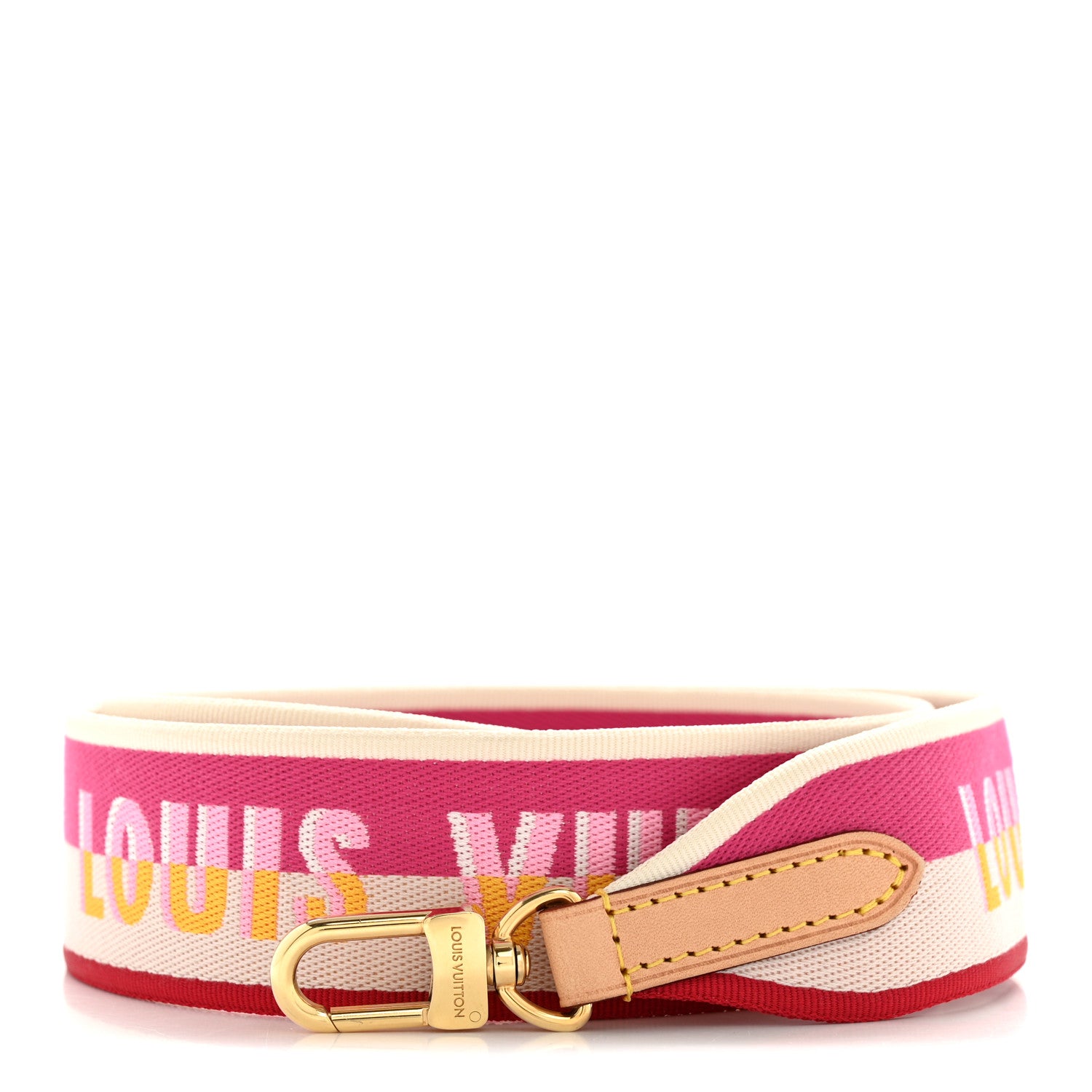 Louis Vuitton Jacquard Speedy Bandouliere 20 Shoulder Strap Fuchsia 1 of 6