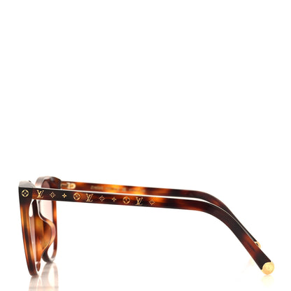 Louis Vuitton Acetate My Monogram Light Cat Eye Sunglasses Z1659E Light Tortoise 3 of 7