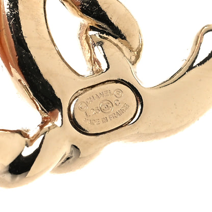 Chanel Twisted CC Earrings Gold 4 of 5