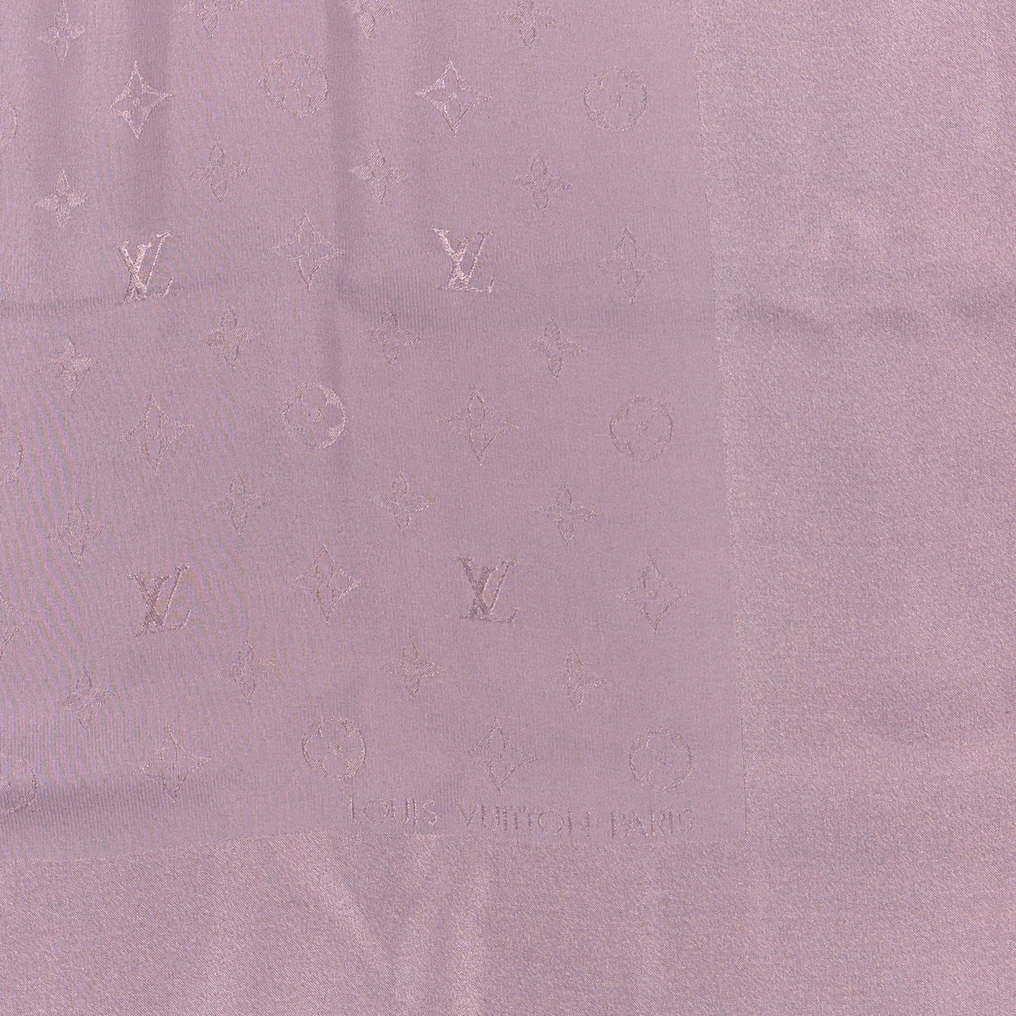 Silk Monogram Monaco Square Scarf Lilac
