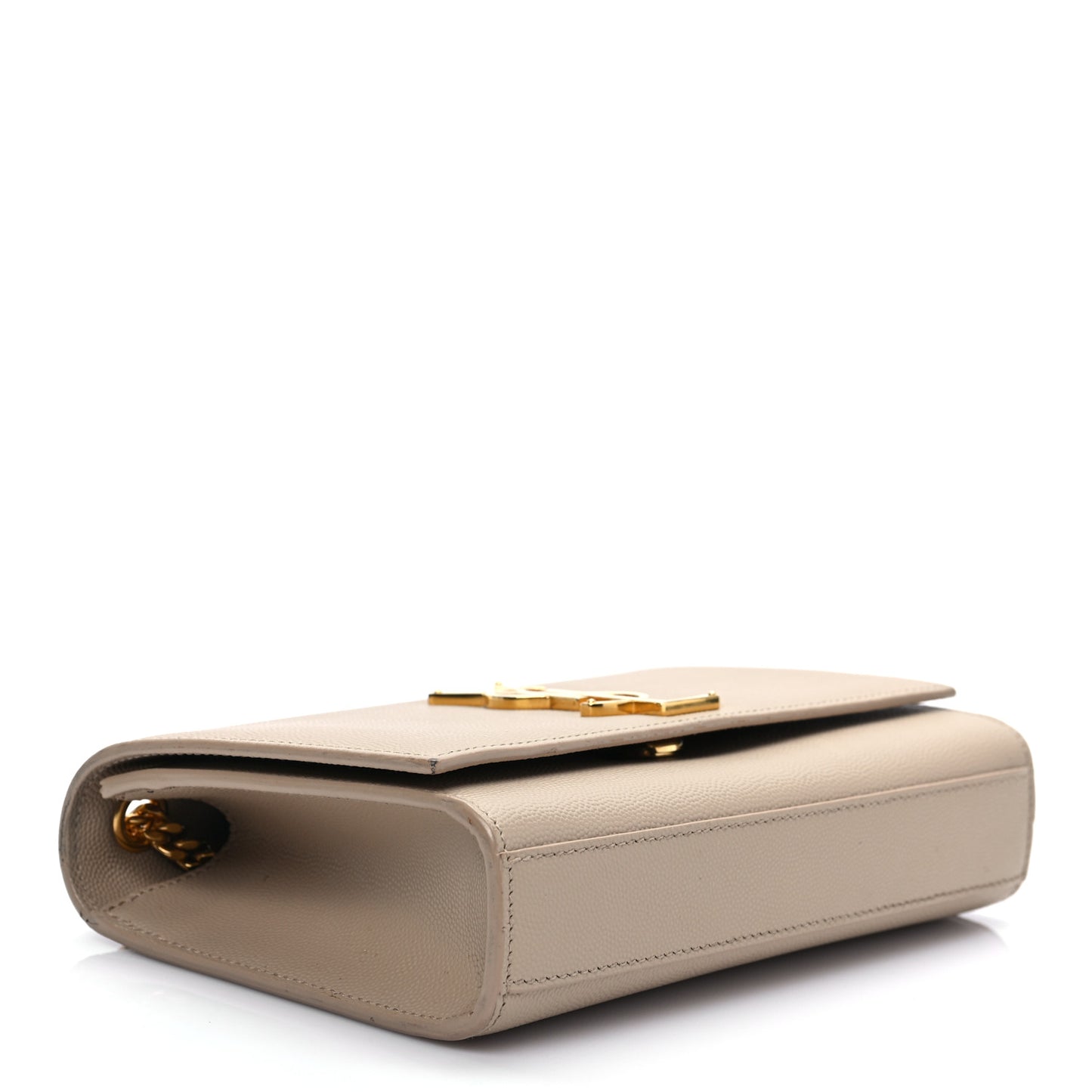 Grain De Poudre Small Monogram Kate Satchel Dark Beige