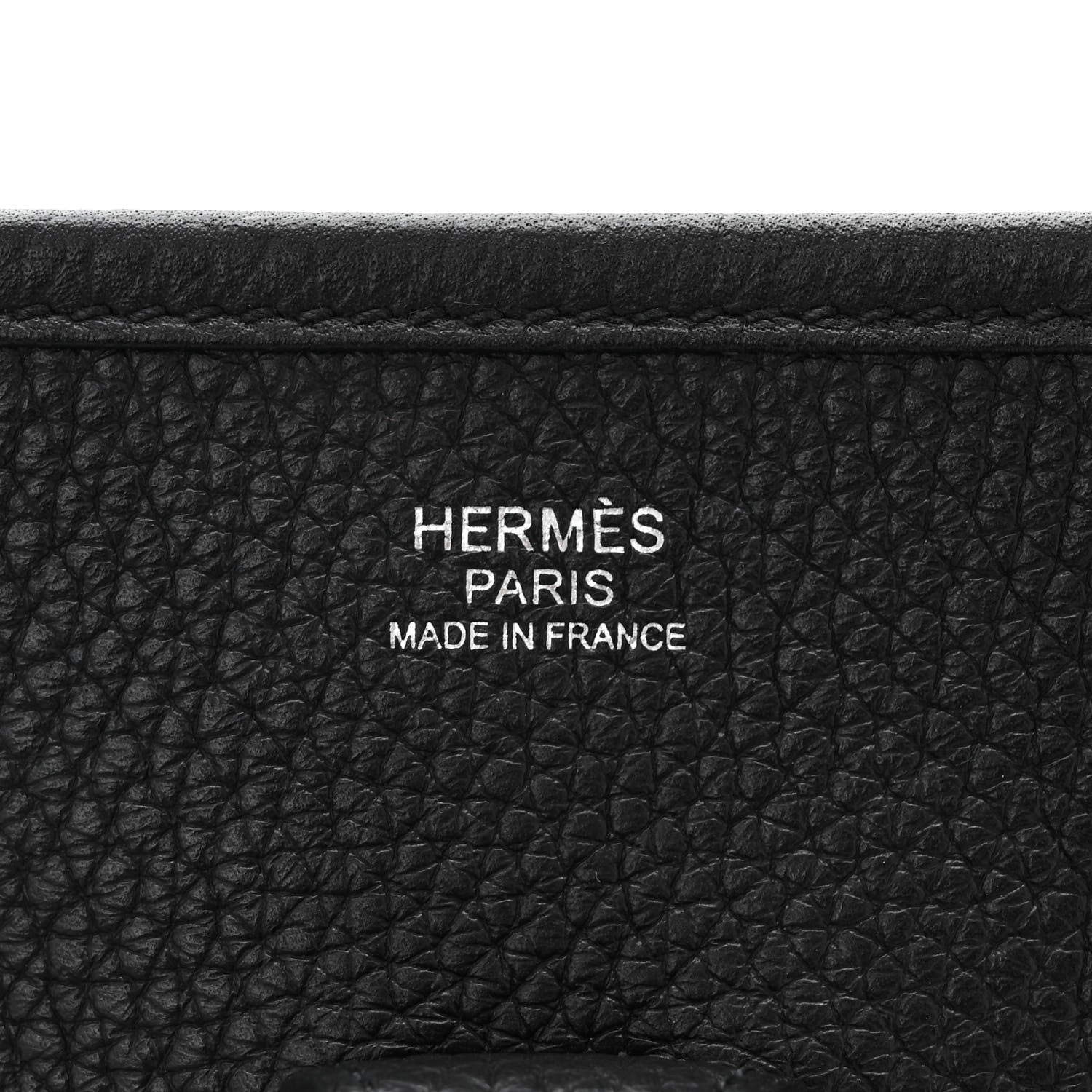 Hermes Taurillon Clemence Evelyne III PM Black 6 of 10