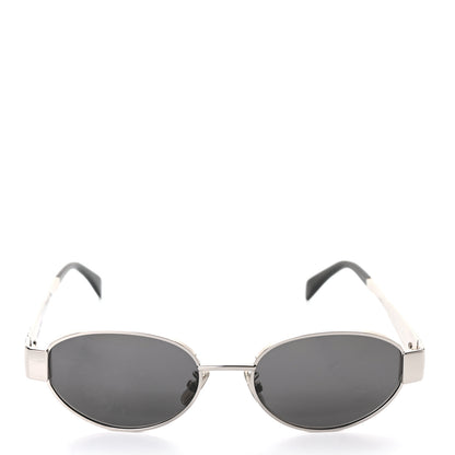 Celine Metal Triomphe 01 Sunglasses CL40235U Silver Black 2 of 6