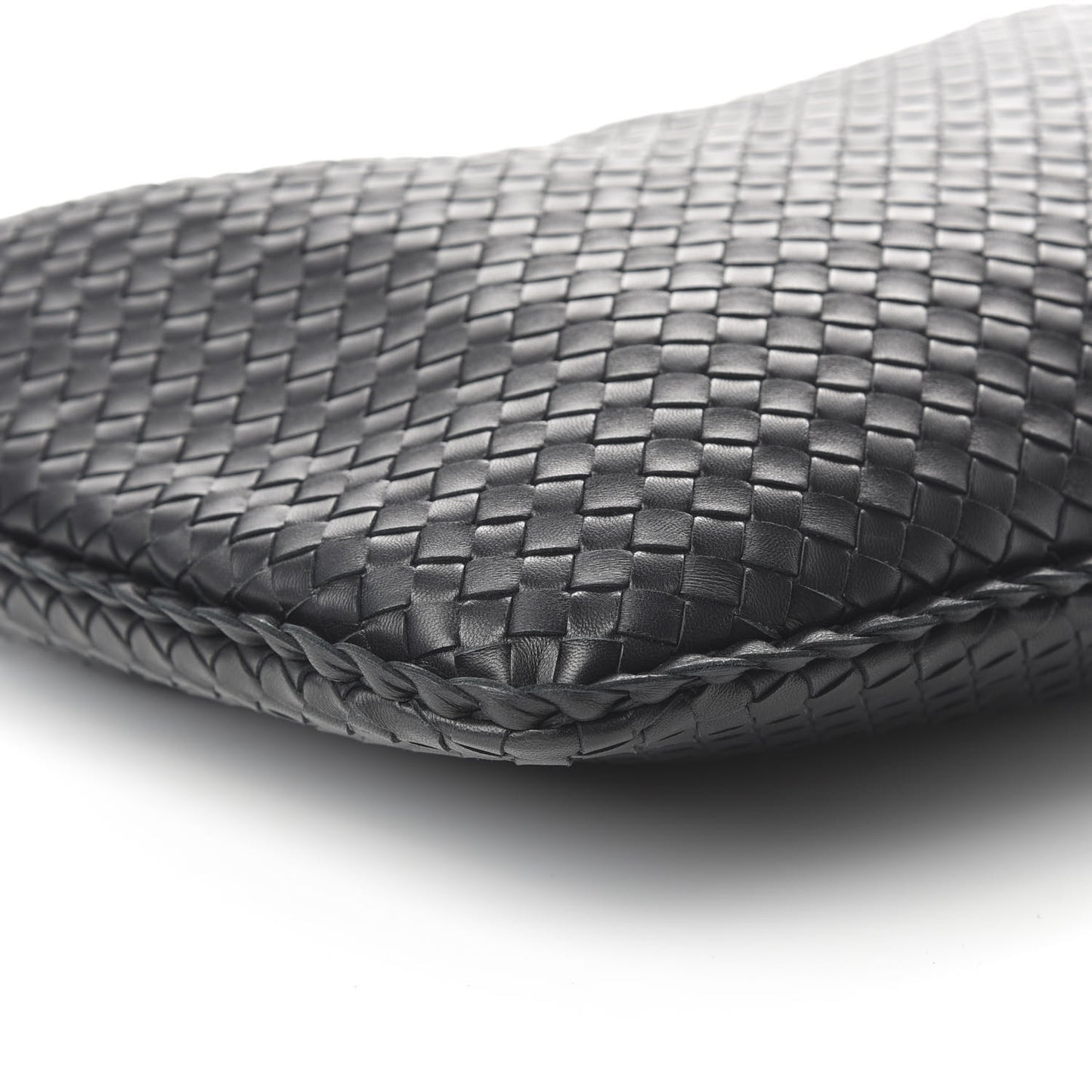 Nappa Intrecciato Large Veneta Hobo Black