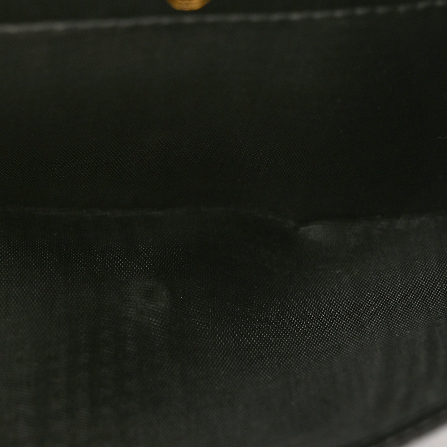 Caviar Timeless CC Flap Wallet Black