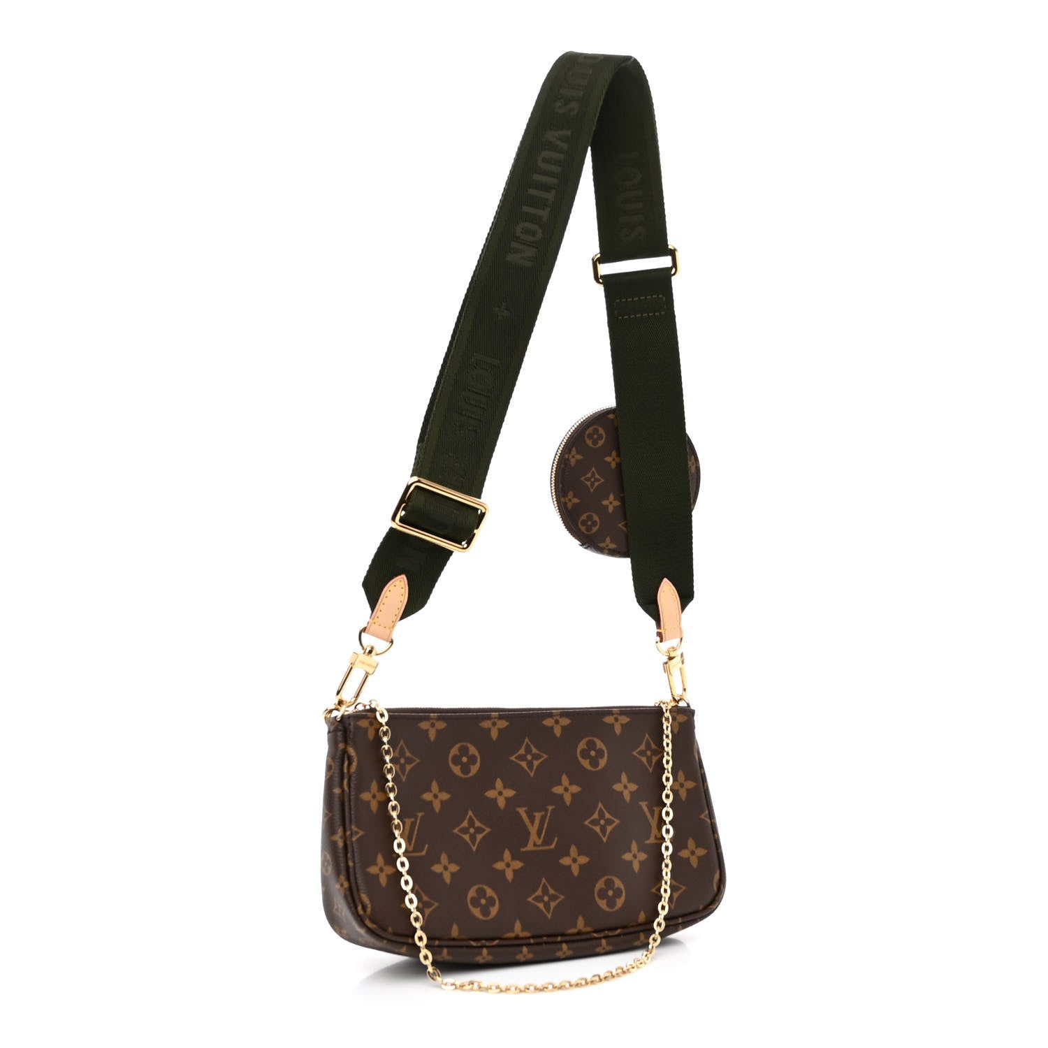 Louis Vuitton Monogram Multi Pochette Accessories Kaki 2 of 9