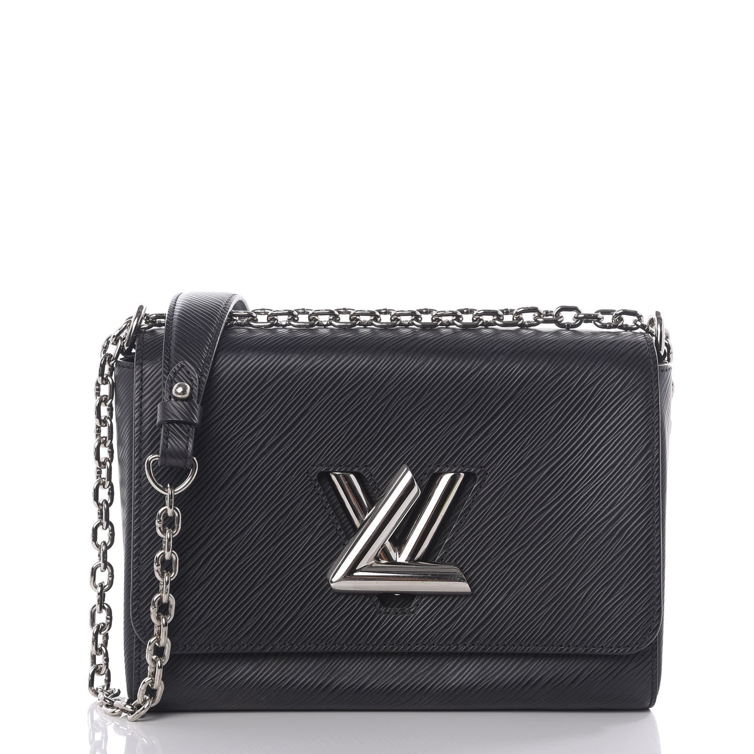 Louis Vuitton Epi Twist Shoulder Bag MM Black 1 of 9