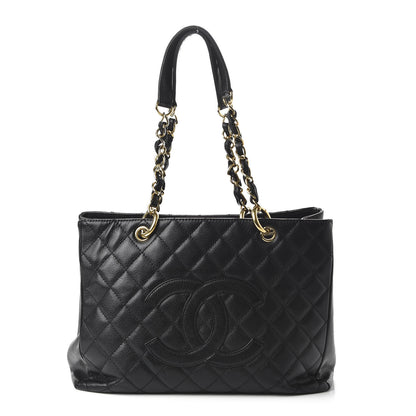 Chanel Caviar Quilted Grand Shopping Tote GST Black 1 of 12