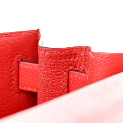 Hermes Epsom Kelly Sellier 28 Rouge Tomate 12 of 29