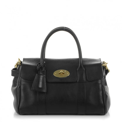 Mulberry Natural Leather Small Bayswater Black 1 of 7